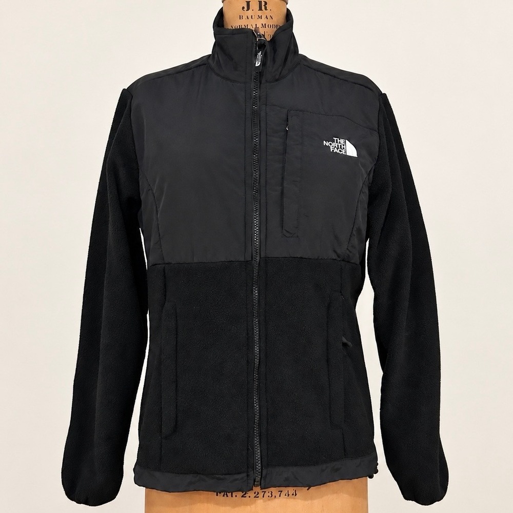 The North Face Denali Fleece Jacket Womens L Black Full Zip Outdoor